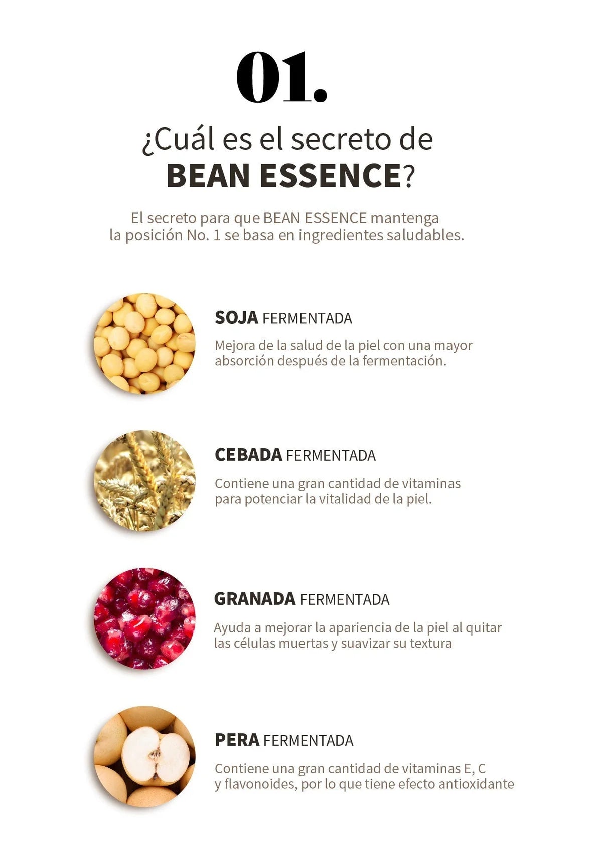 Mixsoon Bean Essence - Esencia Hidratante Coreana para Todo tipo de pieles