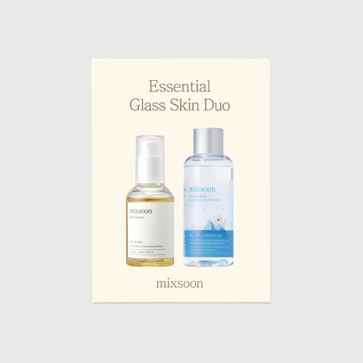 Pack Essential Glass Skin Duo de mixsoon