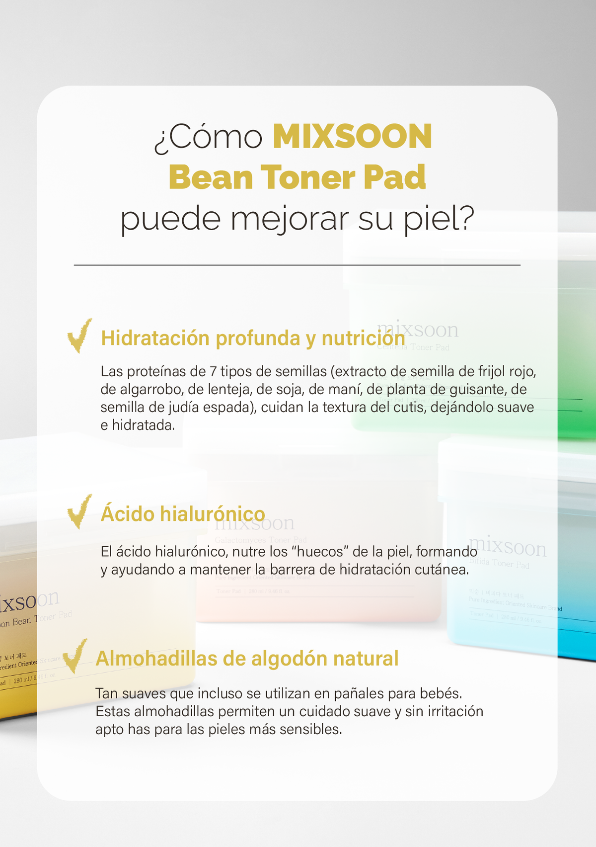 mixsoon Bean Toner Pad